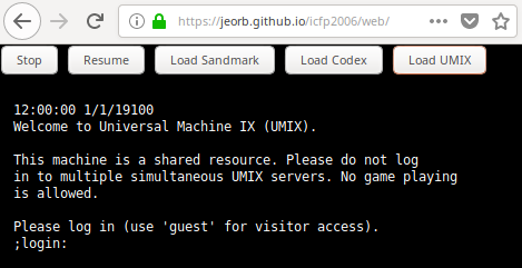 Screenshot of JavaScript UM Screenshot